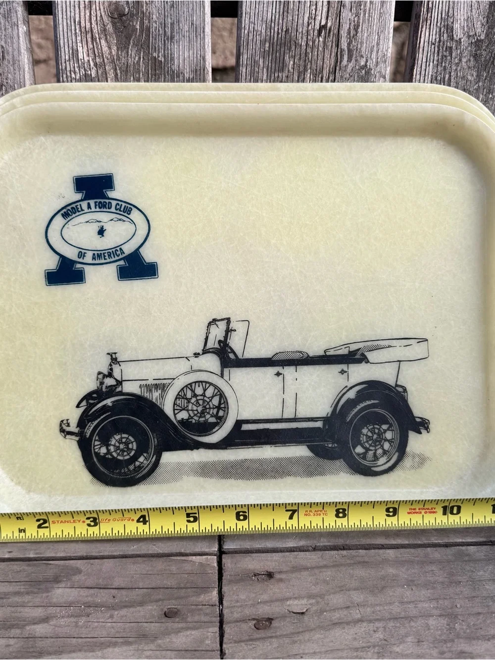 Vintage Model A Ford Club of America Fiberglass Trays set of 3
